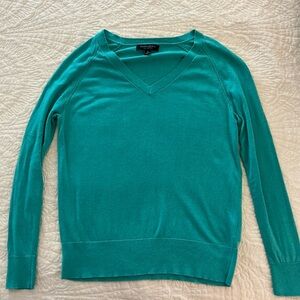 Banana Republic Green Silk Cotton Sweater